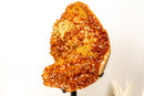 X-Large AAA Madeira Orange Citrine Cluster – Natural Galaxy Druzy Crystal on a Sculptural Form (18.7 kg | 41.2 lb)