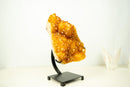 Large Golden-Orange Citrine Crystal Cluster – Stalactite Flowers & Sparkly Druzy (8.8 kg | 19.5 lb)