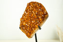 Natural Citrine Cluster with AAA, Orange Druzy Madeira - 4.9 Kg - 11 lb