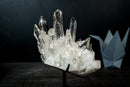 Collector’s Serra do Cabral Clear Quartz Cluster – Large Multi-Terminated Crown Formation, AAA-Grade (Brazil)