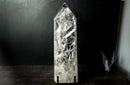 Large Diamantina Clear Quartz Obelisk – 26" Tall Crystal Tower with Natural Veils (20 lb)