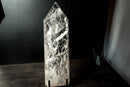 Large Diamantina Clear Quartz Obelisk – 26" Tall Crystal Tower with Natural Veils (20 lb)