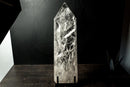 Large Diamantina Clear Quartz Obelisk – 26" Tall Crystal Tower with Natural Veils (20 lb)