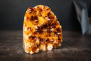 Citrine Crystal Cluster Wood – Deep Orange Gemmy Points, Self-Standing Cut Base (1.5 kg | 3.4 lb) - E2D Crystals & Minerals