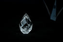 AAA-Grade Water-Clear Quartz Flame Sculpture – Hand-Faceted Self-Standing Crystal (Small Size: 11 oz) - E2D Crystals & Minerals