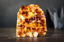 Citrine Crystal Cluster Wood – Deep Orange Gemmy Points, Self-Standing Cut Base (1.5 kg | 3.4 lb) - E2D Crystals & Minerals