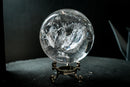 High-Grade Water-Clear Quartz Sphere with Natural Rainbows – Diamantina Crystal Ball - E2D Crystals & Minerals