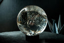 Large Water-Clear Quartz Sphere – “Super Extra” AAA: 98%+ Flawless Crystal Ball from Diamantina, Brazil (5.1 in | 5.6 lb) - E2D Crystals & Minerals