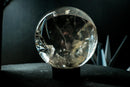 Large Water-Clear Quartz Sphere – “Super Extra” AAA: 98%+ Flawless Crystal Ball from Diamantina, Brazil (5.1 in | 5.6 lb) - E2D Crystals & Minerals