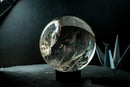 Large Water-Clear Quartz Sphere – “Super Extra” AAA: 98%+ Flawless Crystal Ball from Diamantina, Brazil (5.1 in | 5.6 lb) - E2D Crystals & Minerals