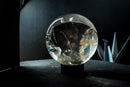 Large Water-Clear Quartz Sphere – “Super Extra” AAA: 98%+ Flawless Crystal Ball from Diamantina, Brazil (5.1 in | 5.6 lb) - E2D Crystals & Minerals