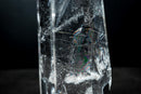 Collector Lemurian Quartz Point from Diamantina – Water-Clear Crystal with Golden Rutile (19 in | 14 lb) - E2D Crystals & Minerals