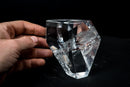 Water-Clear Quartz “Rainbow Generator” Freeform Sculpture – Hand-Faceted Crystal from Diamantina, Brazil (1.5 lb) - E2D Crystals & Minerals