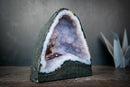 Rare Blue Lace Agate Geode with Baby Blue Galaxy Amethyst Druzy & Botryoidal Crystal Formations (7.1 lb | 3.2 kg) - E2D Crystals & Minerals