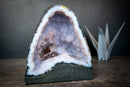Rare Blue Lace Agate Geode with Baby Blue Galaxy Amethyst Druzy & Botryoidal Crystal Formations (7.1 lb | 3.2 kg) - E2D Crystals & Minerals