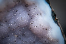 Rare Blue Lace Agate Geode with Baby Blue Galaxy Amethyst Druzy & Botryoidal Crystal Formations (3.1 Kg - 6.7 lb) - E2D Crystals & Minerals