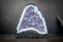 Rare Blue Lace Agate Geode with Baby Blue Galaxy Amethyst Druzy & Botryoidal Crystal Formations (3.1 Kg - 6.7 lb) - E2D Crystals & Minerals