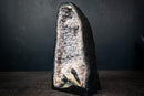 Rare Agate Geode with Snowball Botryoidal Quartz & Sparkling Druzy – Natural Amethyst Crystal Cathedral (10 Lb - 10.5 In) - E2D Crystals & Minerals