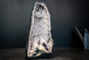 Rare Agate Geode with Snowball Botryoidal Quartz & Sparkling Druzy – Natural Amethyst Crystal Cathedral (10 Lb - 10.5 In) - E2D Crystals & Minerals
