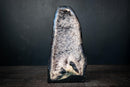 Rare Agate Geode with Snowball Botryoidal Quartz & Sparkling Druzy – Natural Amethyst Crystal Cathedral (10 Lb - 10.5 In) - E2D Crystals & Minerals