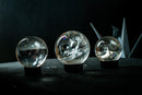 Set of 3 Water-Clear Lemurian Quartz Spheres – AAA-Grade – Natural Crystal Ball Wholesale Lot (1.2 lb) - E2D Crystals & Minerals