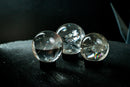 Set of 3 Water-Clear Lemurian Quartz Spheres – AAA-Grade – Natural Crystal Ball Wholesale Lot (1.2 lb) - E2D Crystals & Minerals