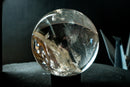 Large Water-Clear Quartz Sphere – “Super Extra” AAA: 98%+ Flawless Crystal Ball from Diamantina, Brazil (5.1 in | 5.6 lb) - E2D Crystals & Minerals