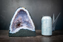 Rare Blue Lace Agate Geode with Baby Blue Galaxy Amethyst Druzy & Botryoidal Crystal Formations (7.1 lb | 3.2 kg) - E2D Crystals & Minerals