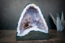 Rare Blue Lace Agate Geode with Baby Blue Galaxy Amethyst Druzy & Botryoidal Crystal Formations (7.1 lb | 3.2 kg) - E2D Crystals & Minerals