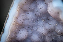 Rare Blue Lace Agate Geode with Baby Blue Galaxy Amethyst Druzy & Botryoidal Crystal Formations (3.1 Kg - 6.7 lb) - E2D Crystals & Minerals