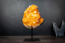 Golden Citrine Crystal Flower Cluster on Stand – Deep Yellow Druzy Specimen (7.3 lb | 3.3 kg)
