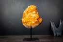 Golden Citrine Crystal Flower Cluster on Stand – Deep Yellow Druzy Specimen (7.3 lb | 3.3 kg)