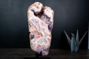 Pink Amethyst Geode with Druzy and Rare Red Inclusions in Quartz – AA Super Extra Rose Amethyst – 1.9 kg (4.1 lb)