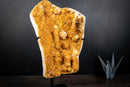 Natural Orange Citrine with Stalactite Rosettes And Calcite Flowers - 5.7 Kg - 12.6 lb