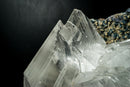 Large Water-Clear Gypsum var. Selenite Crystal Cluster on Matrix – Santa Lúcia, Brazil – Collector-Grade