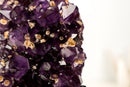 AAA-Grade Brazilian Amethyst Cluster with Rare Cristobalite Inclusions – Deep Saturated Purple Collector Specimen (7.5 Lb - 3.4 Kg)