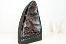 Rare Natural Amethyst Geode with Sparkling Galaxy Druzy & Lace Agate Matrix – Table-Size Specimen (8.6 Kg - 19 lb)
