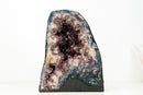 Rare Agate Geode – Intact Formation with Purple Amethyst & Natural Landscape Patterns