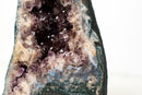 Rare Agate Geode – Intact Formation with Purple Amethyst & Natural Landscape Patterns