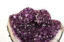 Rare Natural Amethyst Geode Cluster with Twin Crystal Flowers & Etched Deep Purple Points – Large 40 Lb Specimen