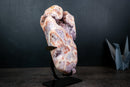 Pink Amethyst Geode with Druzy and Rare Red Inclusions in Quartz – AA Super Extra Rose Amethyst – 1.9 kg (4.1 lb)