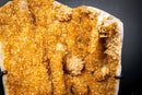 Natural Orange Citrine with Stalactite Rosettes And Calcite Flowers - 5.7 Kg - 12.6 lb