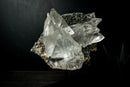 Large Water-Clear Gypsum var. Selenite Crystal Cluster on Matrix – Santa Lúcia, Brazil – Collector-Grade