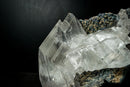 Large Water-Clear Gypsum var. Selenite Crystal Cluster on Matrix – Santa Lúcia, Brazil – Collector-Grade