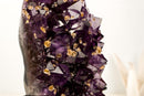 AAA-Grade Brazilian Amethyst Cluster with Rare Cristobalite Inclusions – Deep Saturated Purple Collector Specimen (7.5 Lb - 3.4 Kg)
