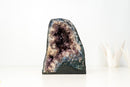 Rare Agate Geode – Intact Formation with Purple Amethyst & Natural Landscape Patterns