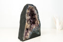 Rare Agate Geode – Intact Formation with Purple Amethyst & Natural Landscape Patterns