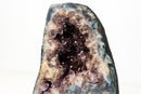 Rare Agate Geode – Intact Formation with Purple Amethyst & Natural Landscape Patterns