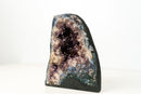 Rare Agate Geode – Intact Formation with Purple Amethyst & Natural Landscape Patterns