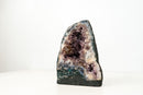 Rare Natural Agate Geode with Purple Amethyst & Scenic Mineral Formations